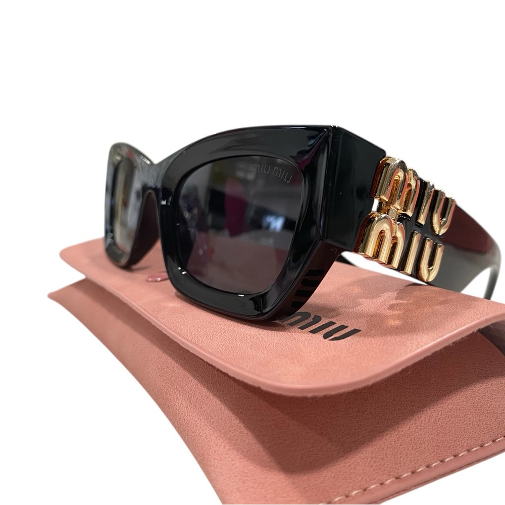 Black and Gold Sunglasses